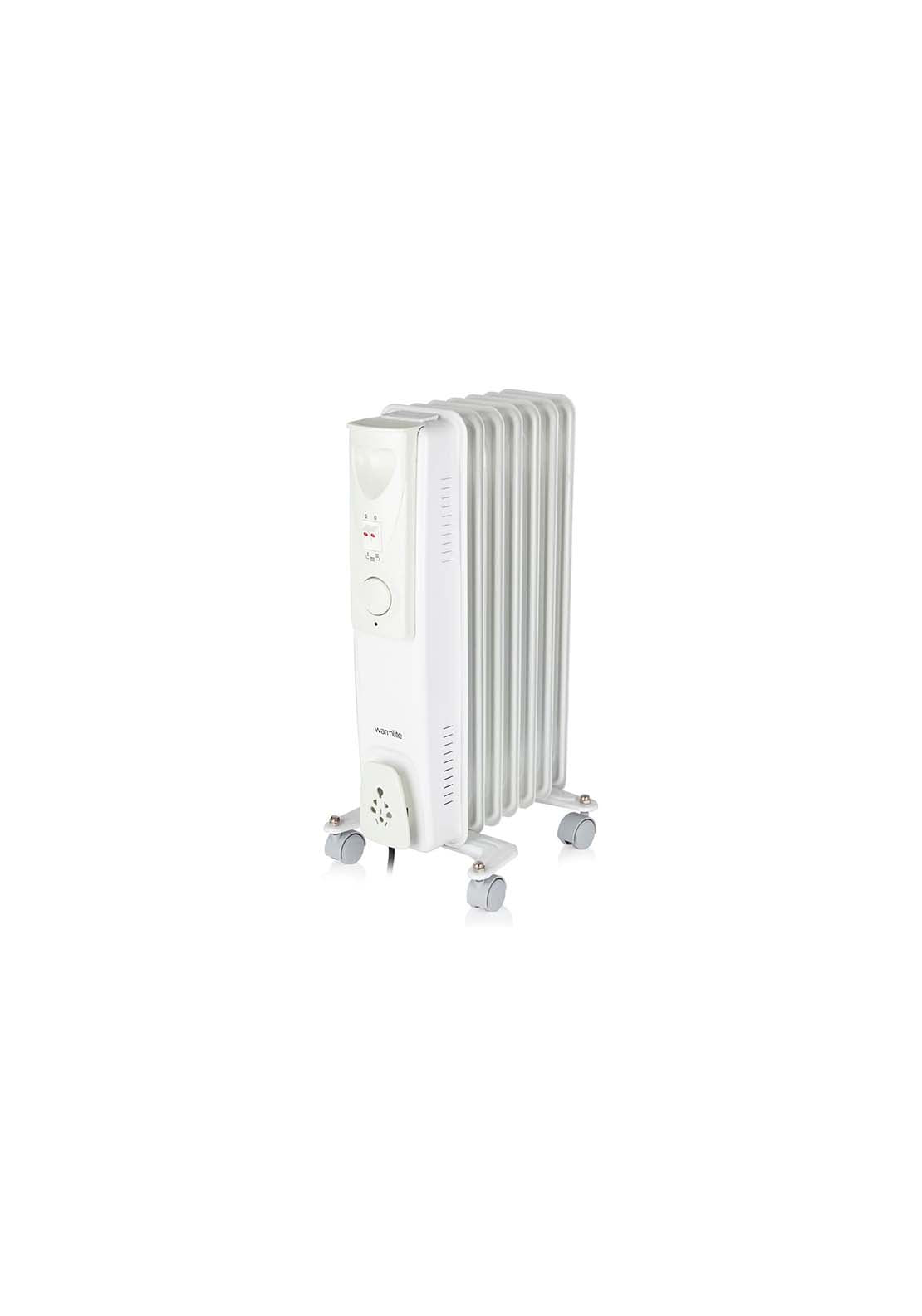 Warmlite 1500W Oil Filled Radiator | Wl43003YW 1 Shaws Department Stores