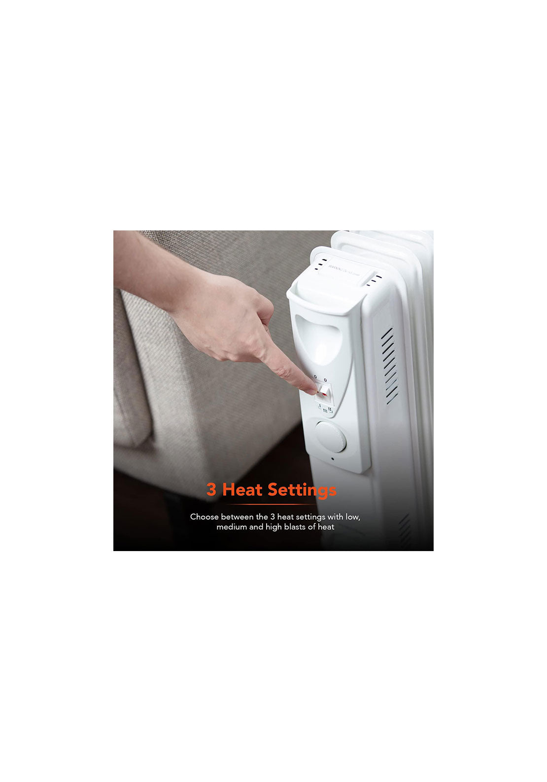 Warmlite 2000W Oil Filled Radiator | WL43004YW 6 Shaws Department Stores