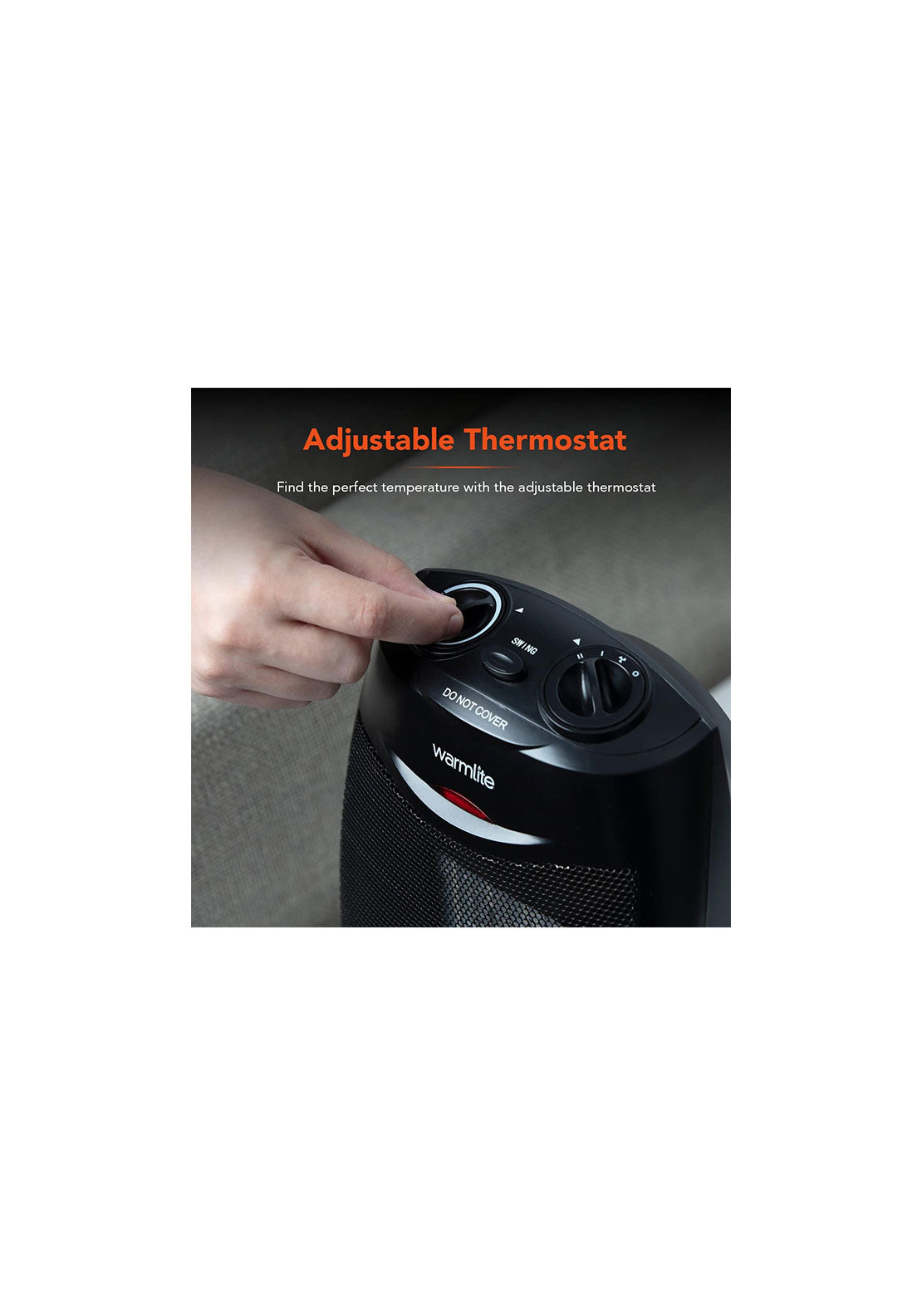 Warmlite Warmlite Ceramic Fan Heater | WL44005 7 Shaws Department Stores