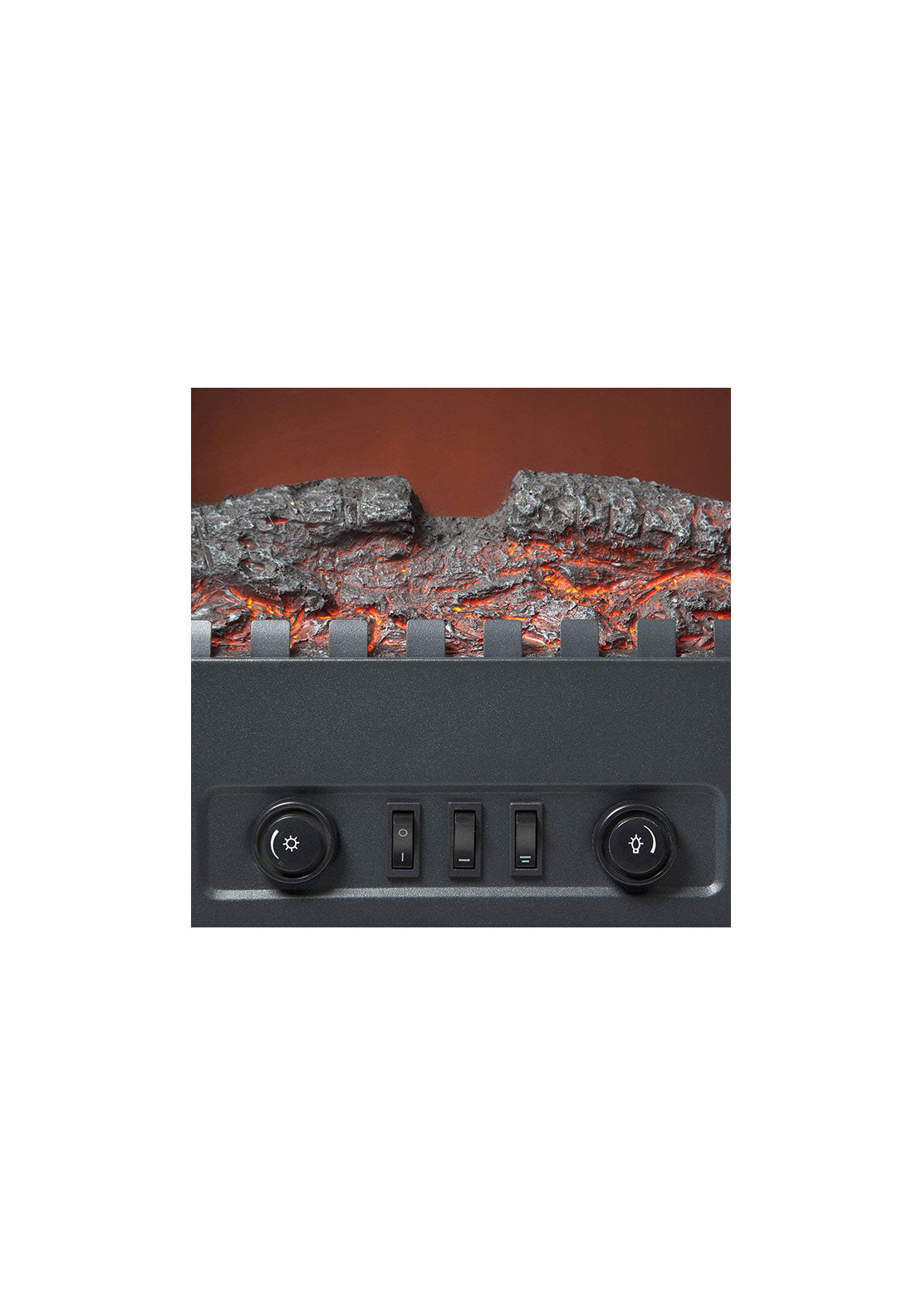 Warmlite Wingham 2Kw Electric Double Door Fire Stove | WL46019 - Black 5 Shaws Department Stores