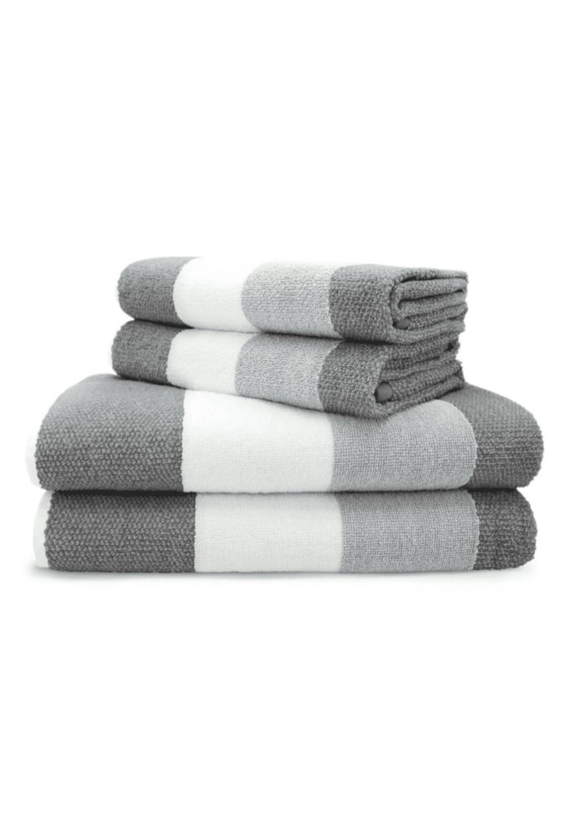 The Home Collection Weston Stripe Bath Towel Grey 1 Shaws Department Stores