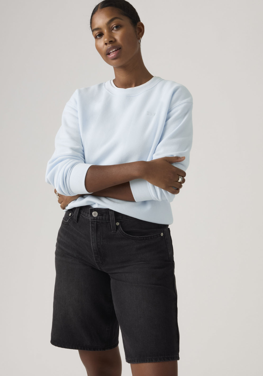 Levis Everyday Sweatshirt - Blue 4 Shaws Department Stores