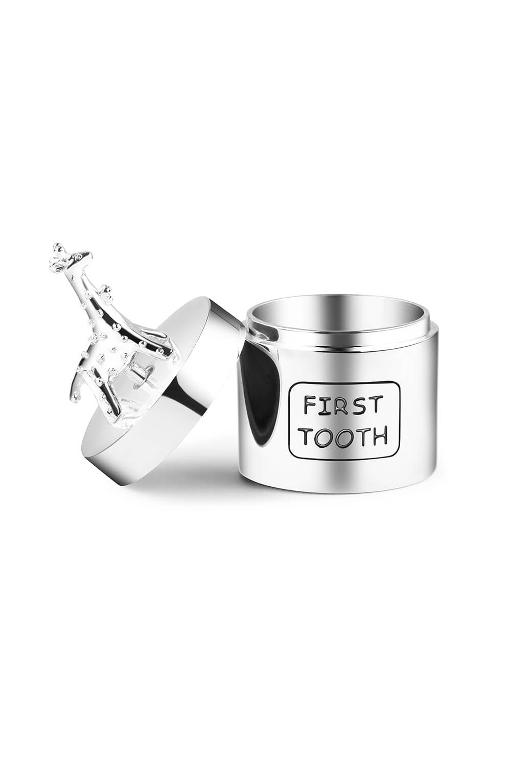 Newbridge Silverware First Baby Tooth & Curl Giraffe Set 3 Shaws Department Stores