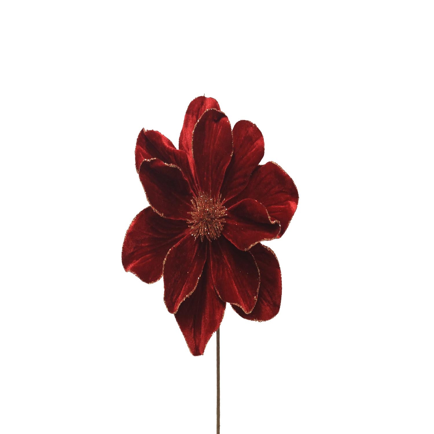 The Home Christmas Red Magnolia Stem 3 Shaws Department Stores