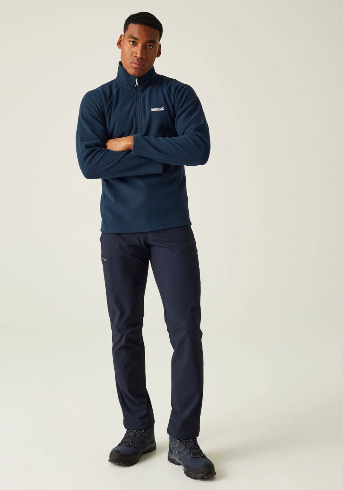 Thompson 1/4 Zip Fleece - Blue