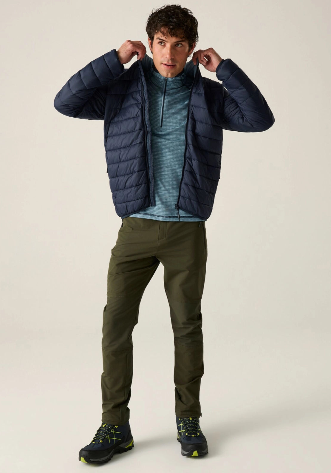 Marizion Light Puffa Jacket - Navy