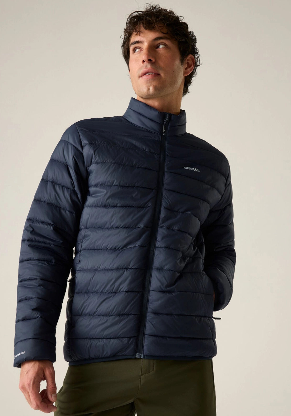 Marizion Light Puffa Jacket - Navy