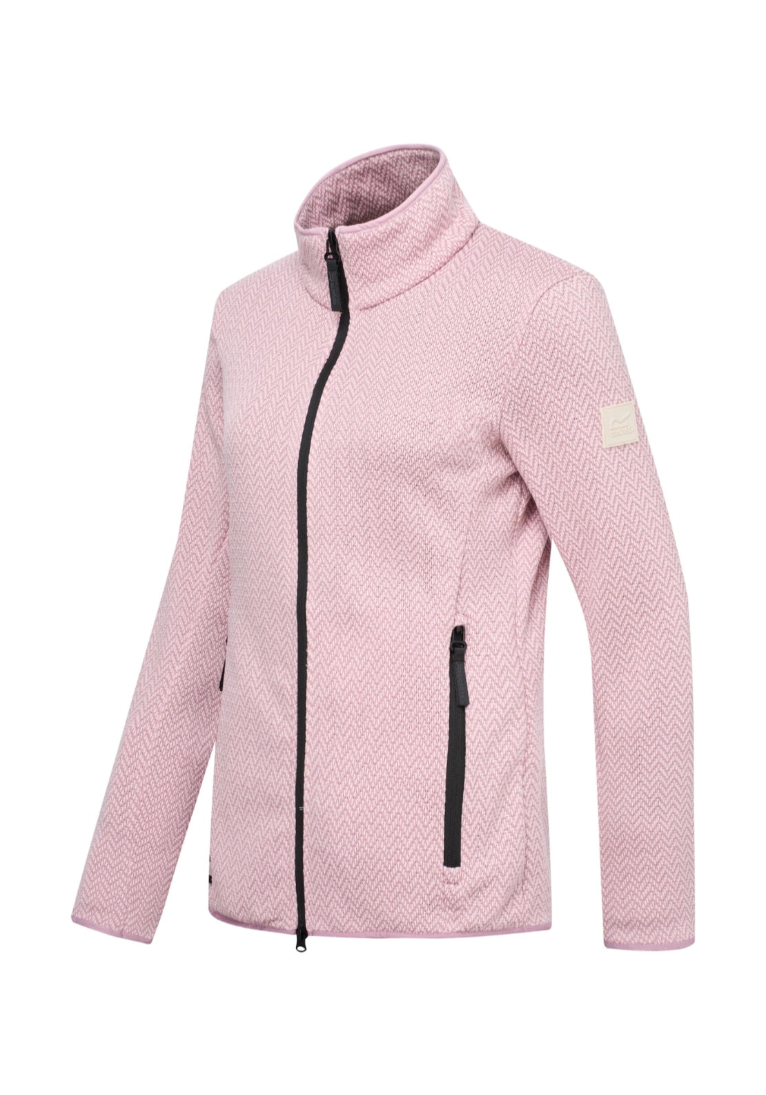 Elzie Full Zip Fleece - Powder Lilac