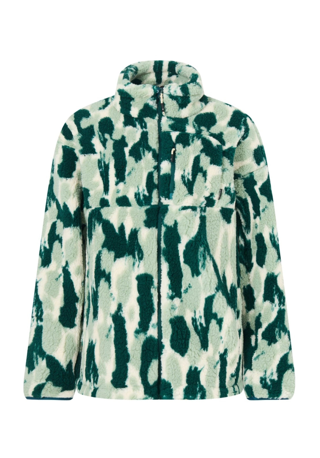 Regatta Roswind Water Resistant Full Zip Fleece - Pine Brush Stroke 7 Shaws Department Stores