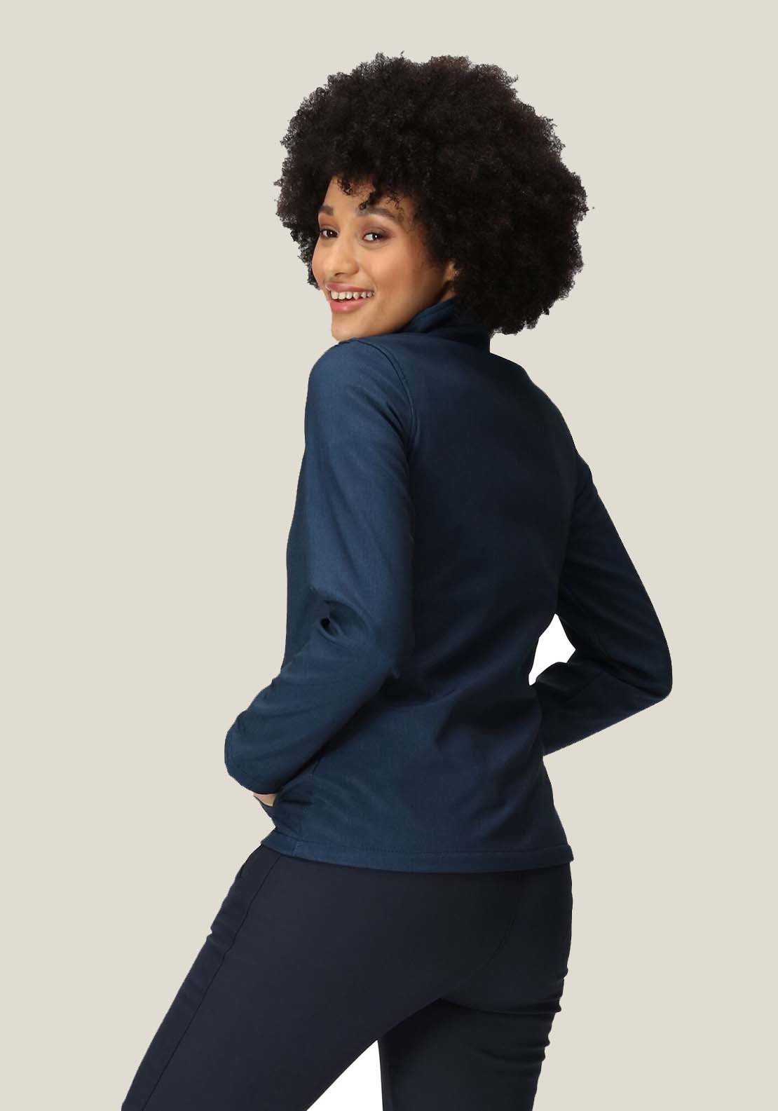 Regatta Connie Softshell Jacket - Navy 3 Shaws Department Stores