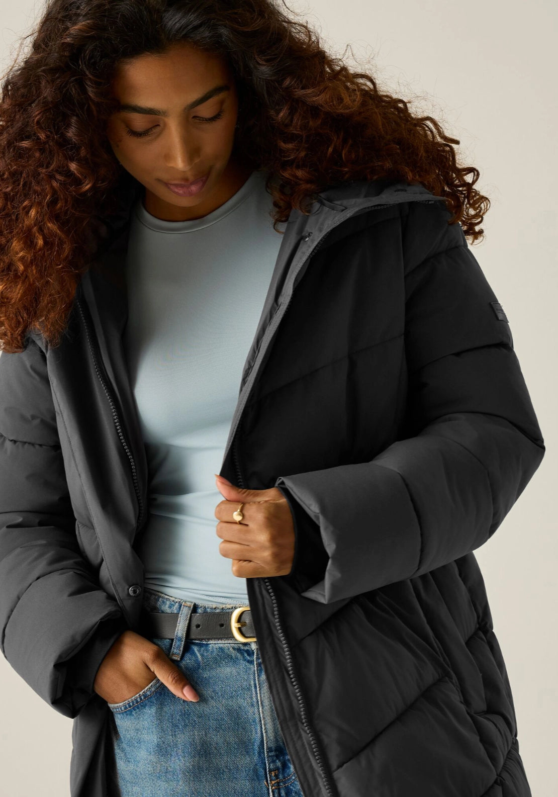 Eloria Padded Jacket - Grey