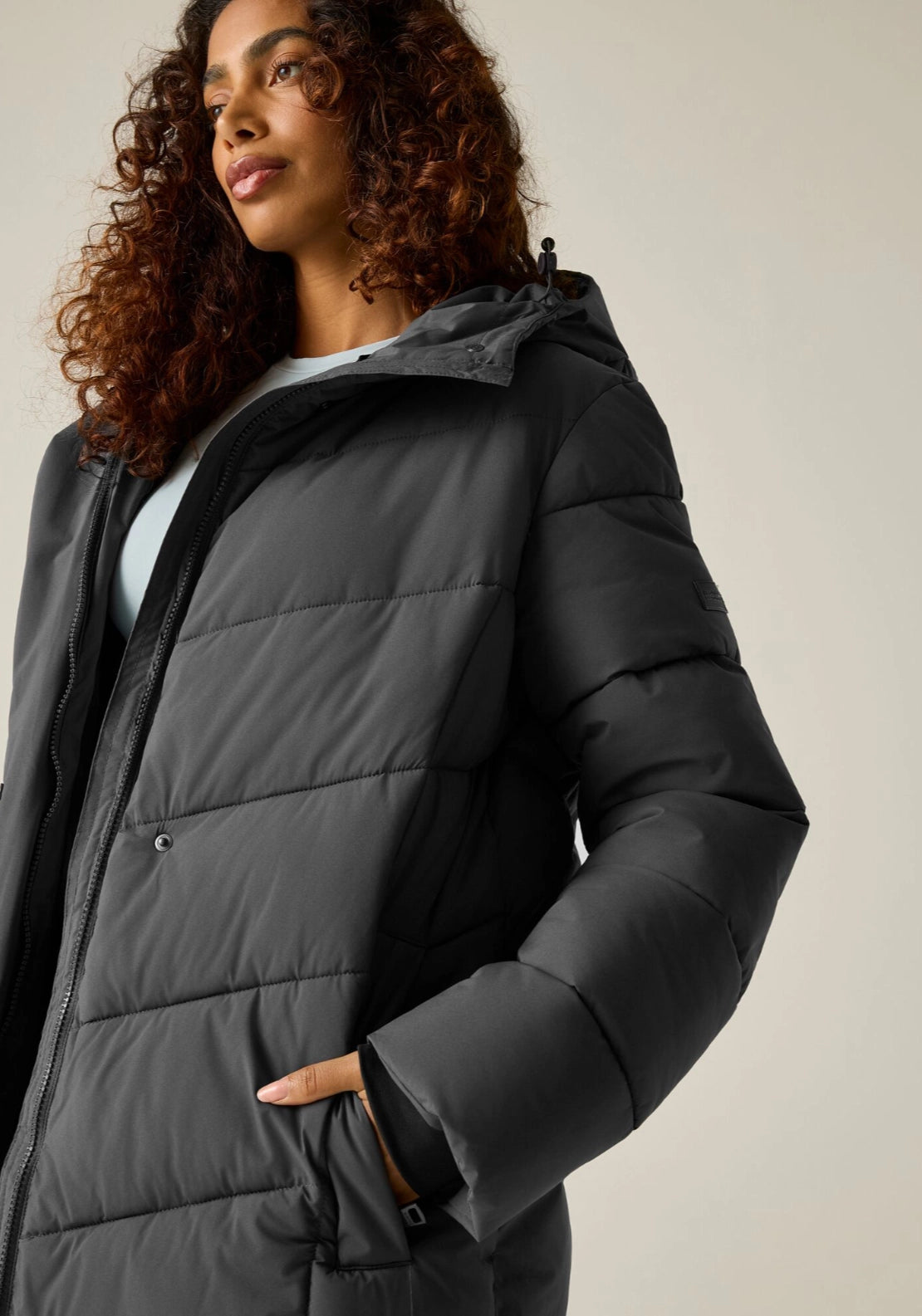 Eloria Padded Jacket - Grey