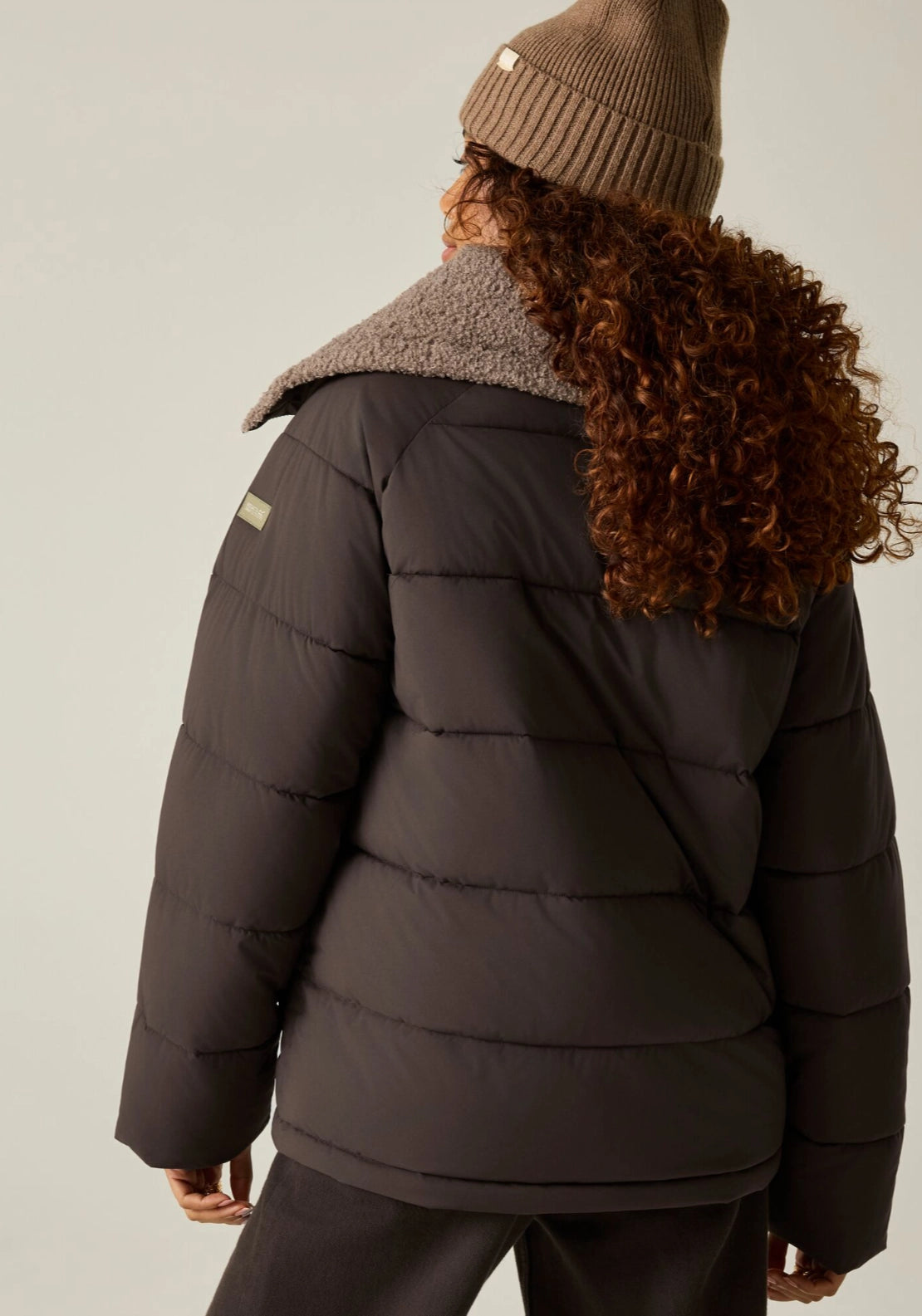 Kayana Padded Jacket - Dark Chocolate