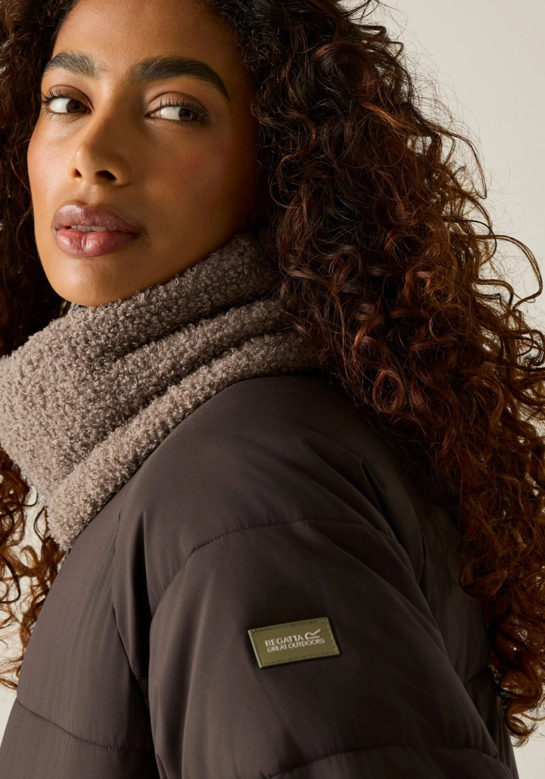 Kayana Padded Jacket - Dark Chocolate