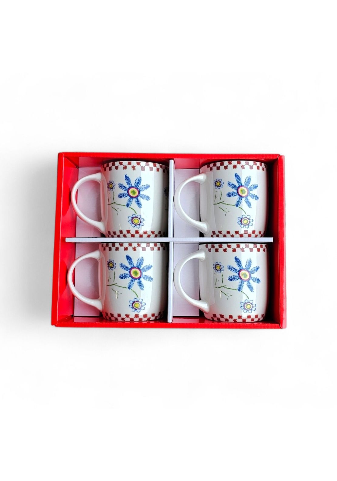 Shannonbridge Pottery Wildflower Set Of 4 Mugs - Wildflower 1 Shaws Department Stores