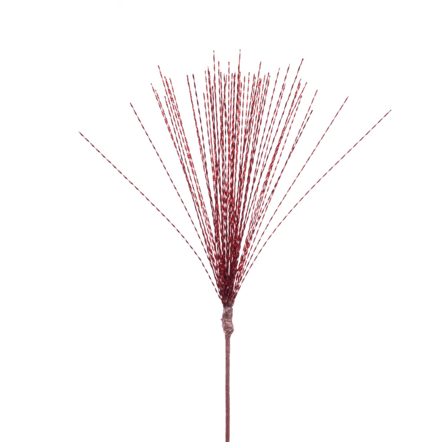 Floralsilk Metallic Firework Spray Red 1 Shaws Department Stores