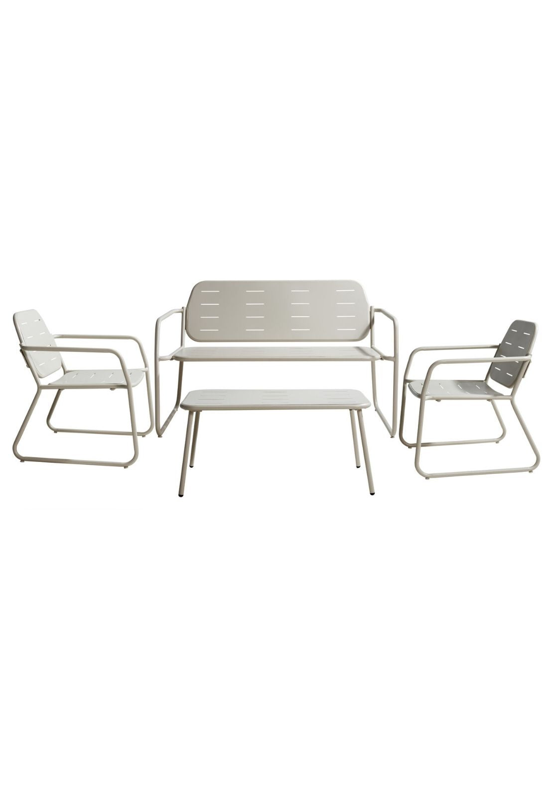 Garden Furniture Set of 4 - Nude