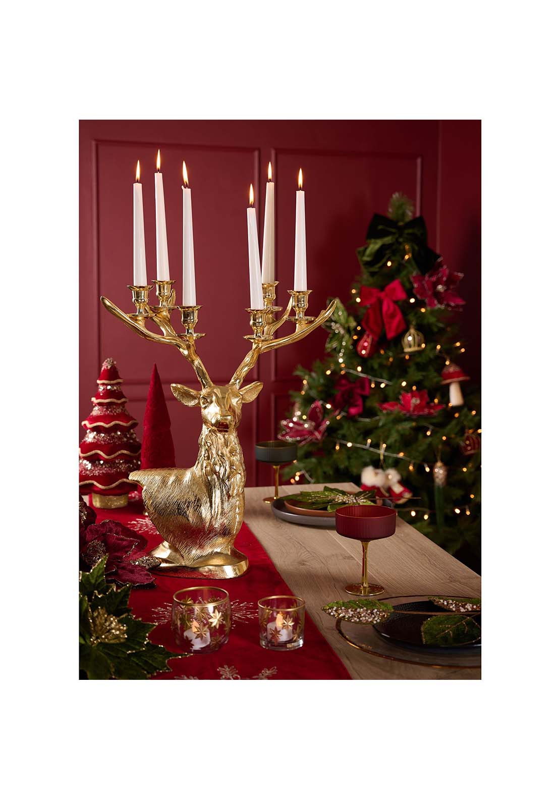 The Home Christmas Beaded Christmas Tree Napkin Rings 3 Shaws Department Stores