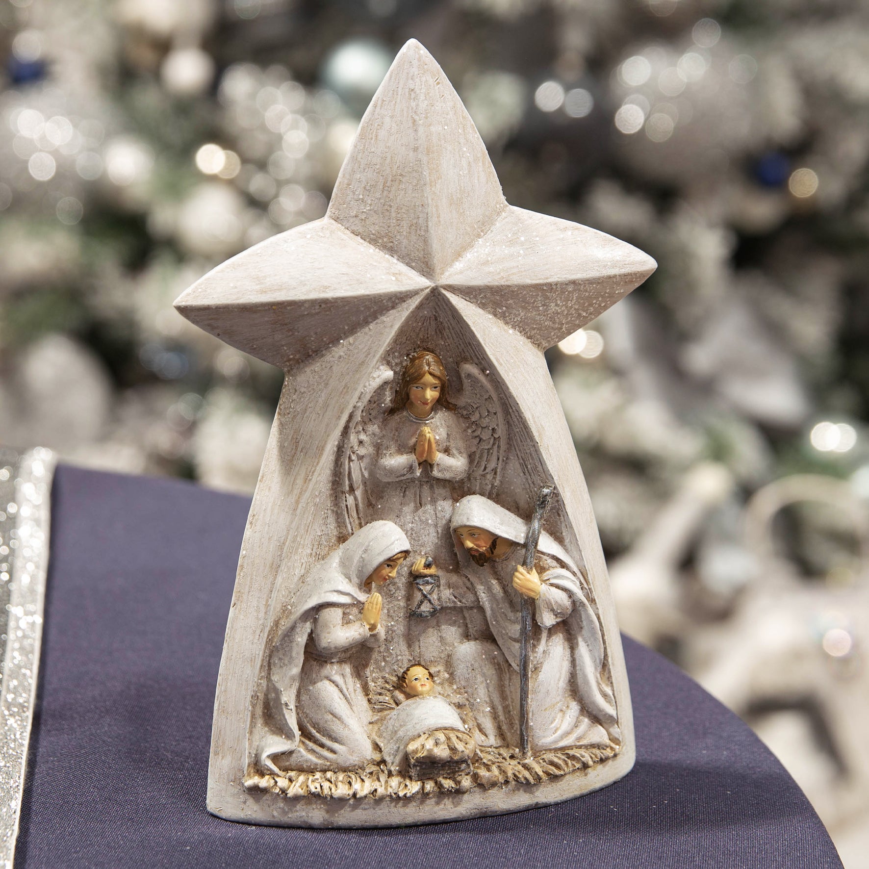 The Home Christmas Star Shaped Nativity Scene 1 Shaws Department Stores