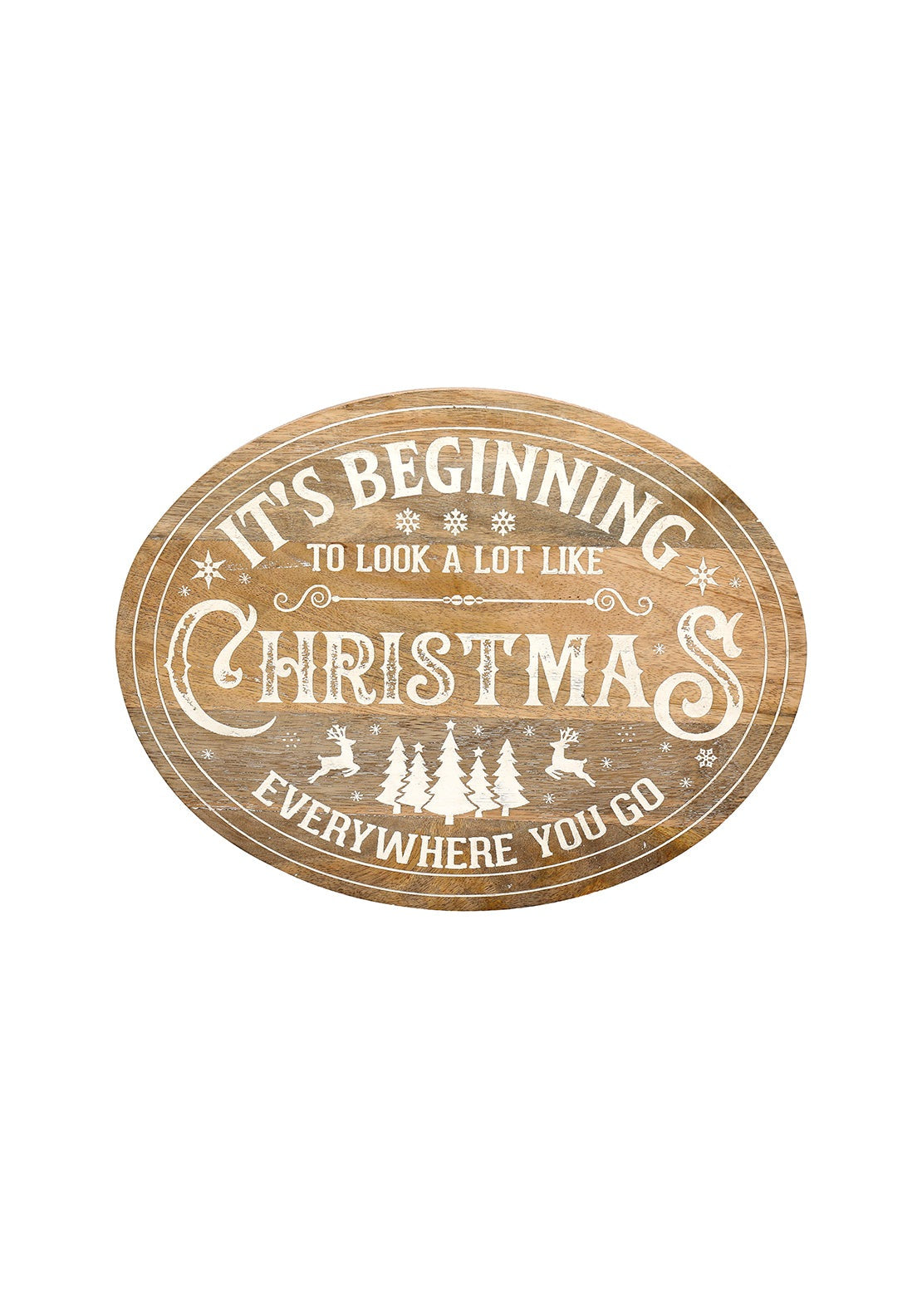 The Home Christmas Its Beginning To Look Like Christmas Plaque 1 Shaws Department Stores