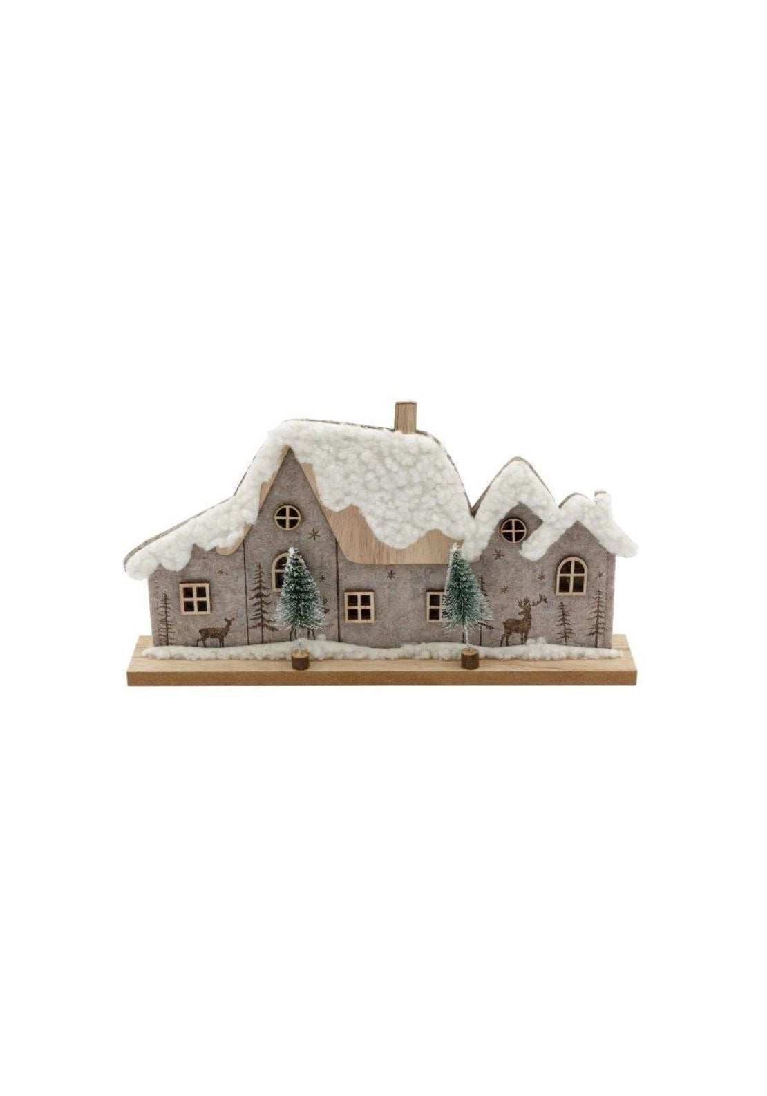 LED Houses On A Stand - Multi
