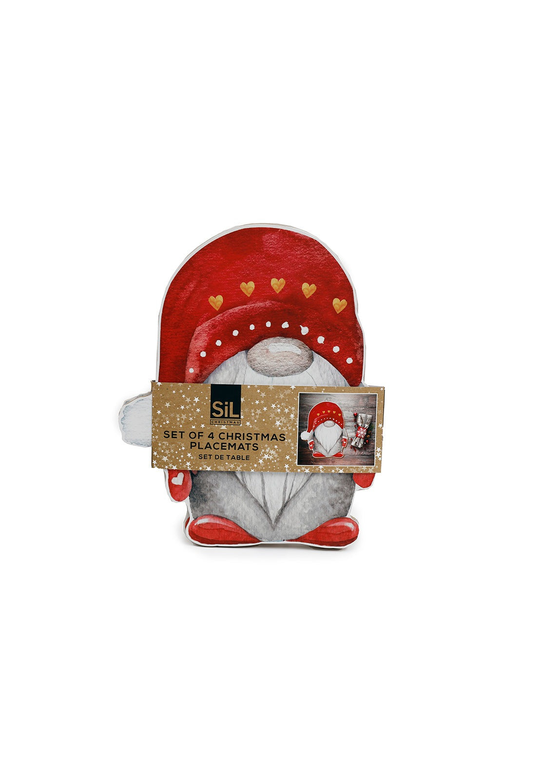 The Home Christmas Set Of Four Santa Placemats 1 Shaws Department Stores