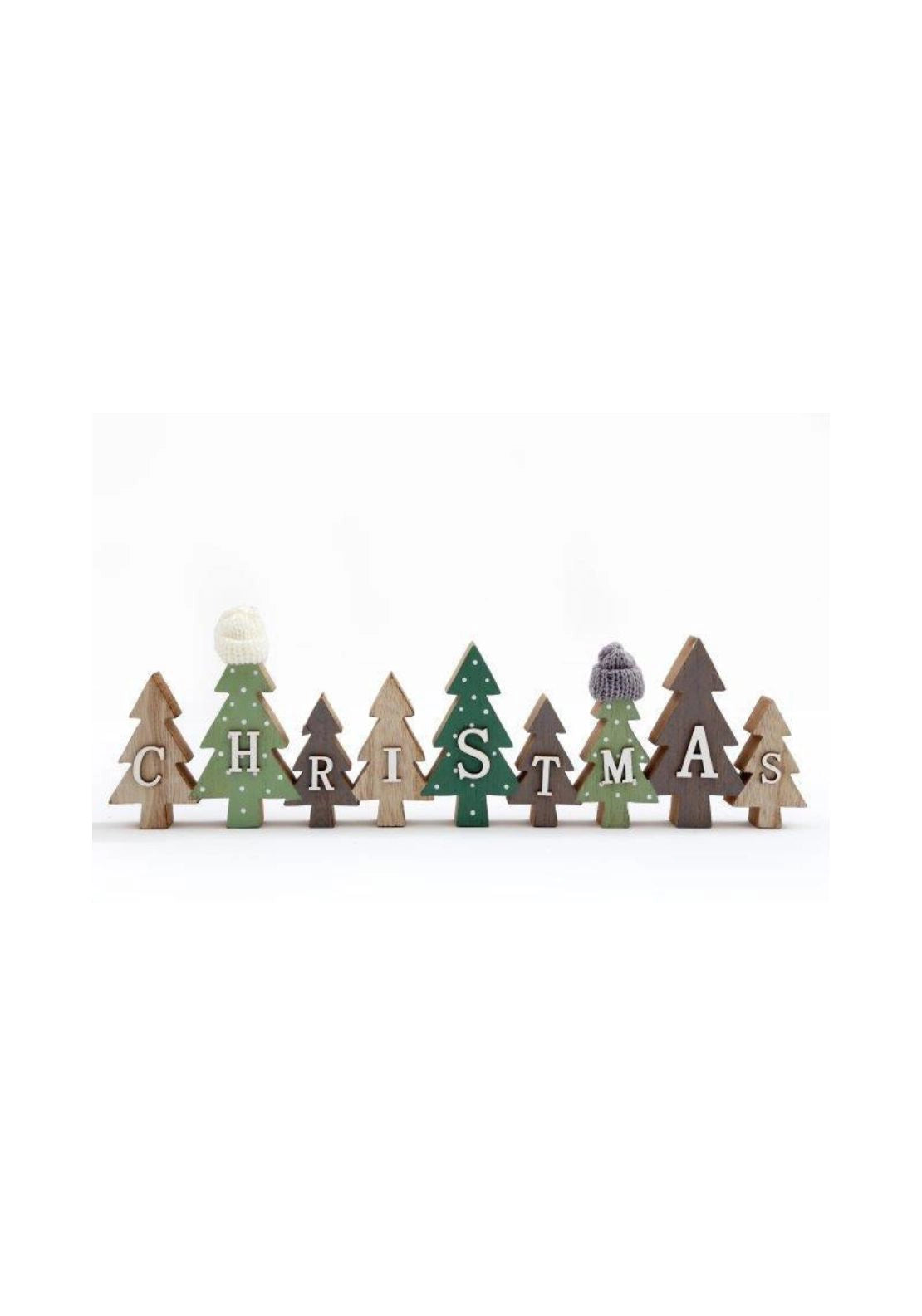 Christmas Tree Shaped Decoration - Multi