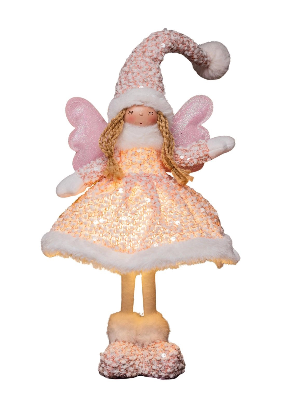 Standing Fairy With Light Up Body - Pink