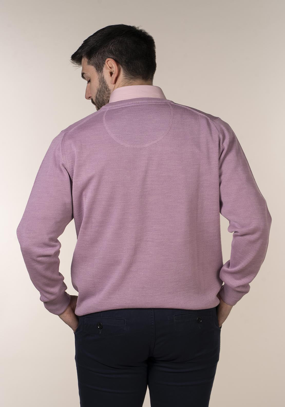 Yeats Mens 100% Cotton V-Neck Jumper 2 Shaws Department Stores