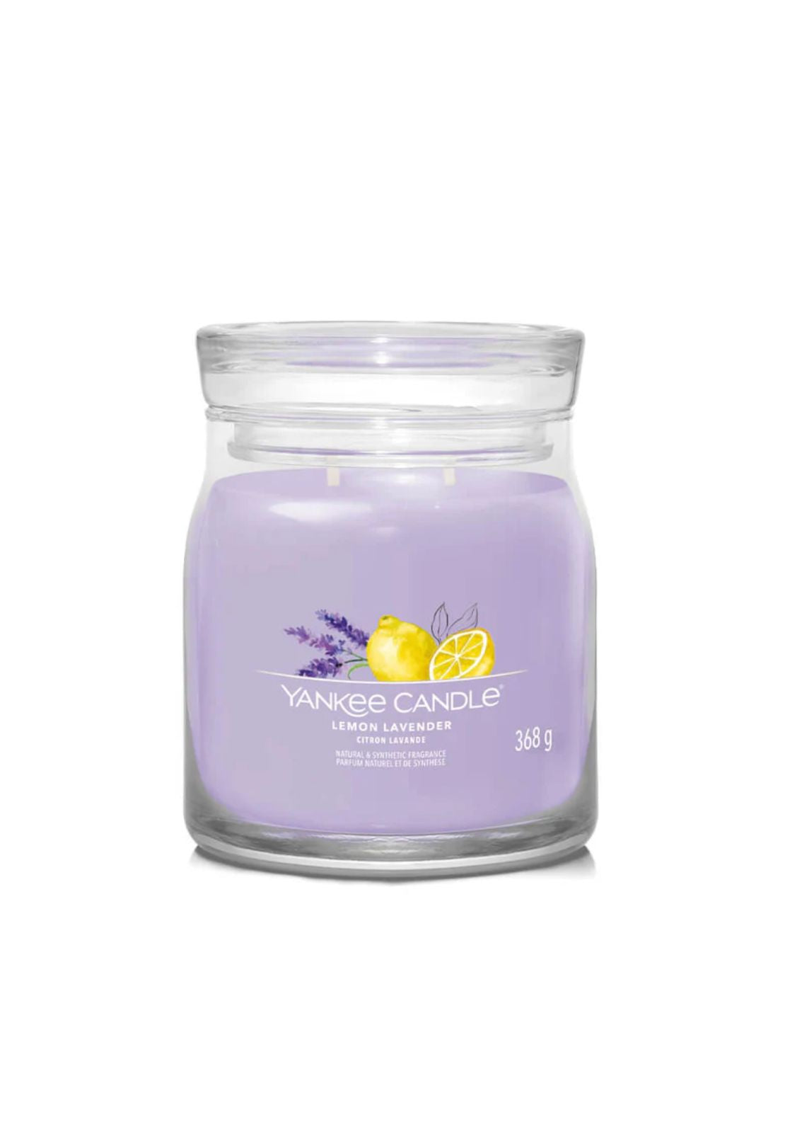 Yankee Candles Signature Medium Jar Lemon Lavender 1 Shaws Department Stores