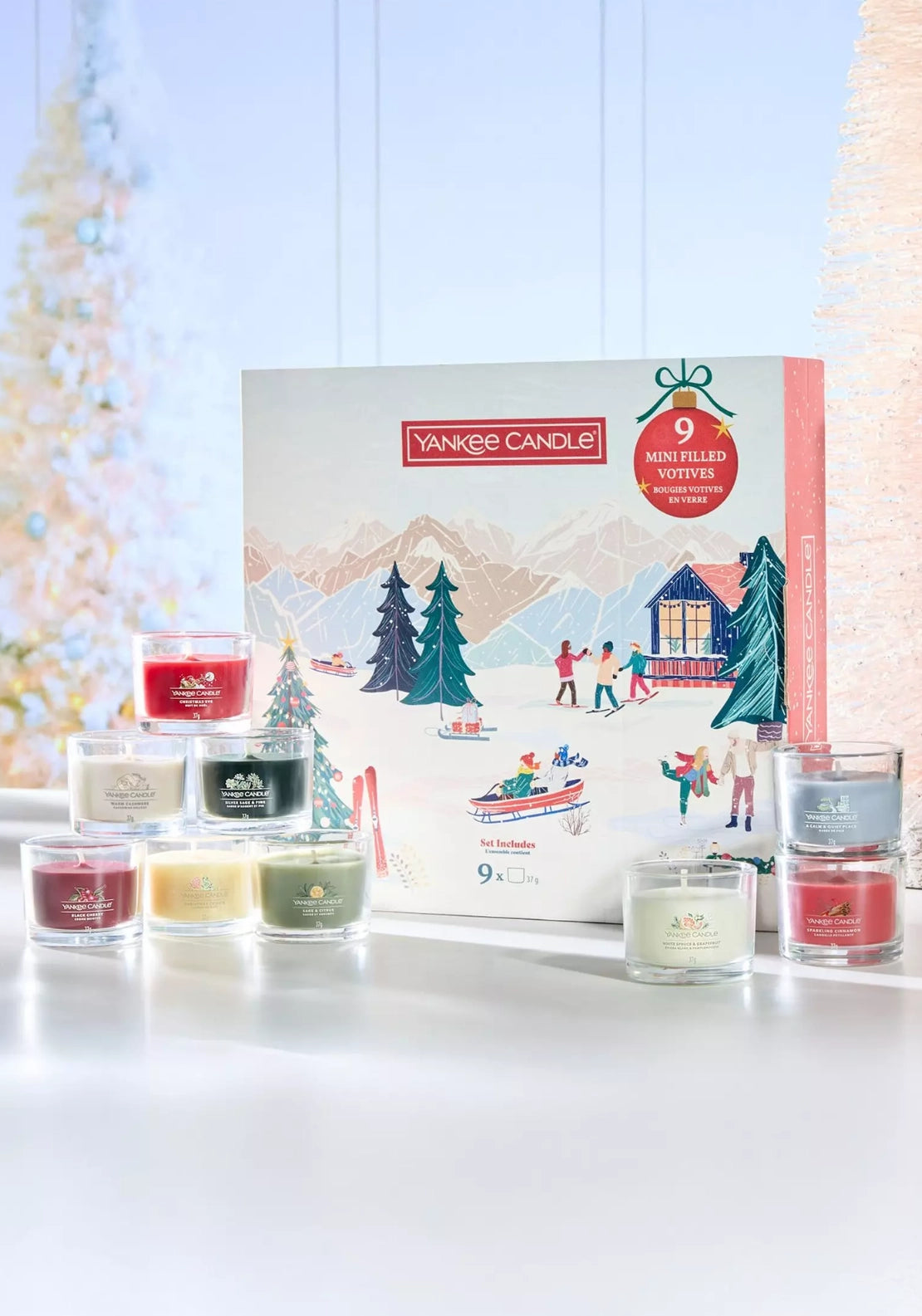 9 Mini Filled Votive Book Gift Set - Multi
