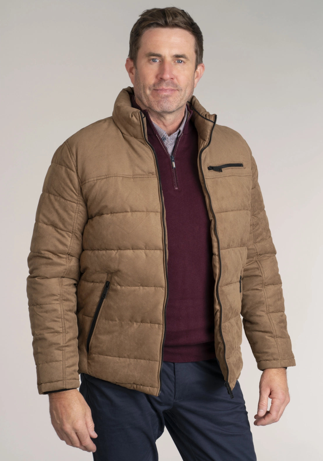 Yeats Short Jacket - Beige 1 Shaws Department Stores
