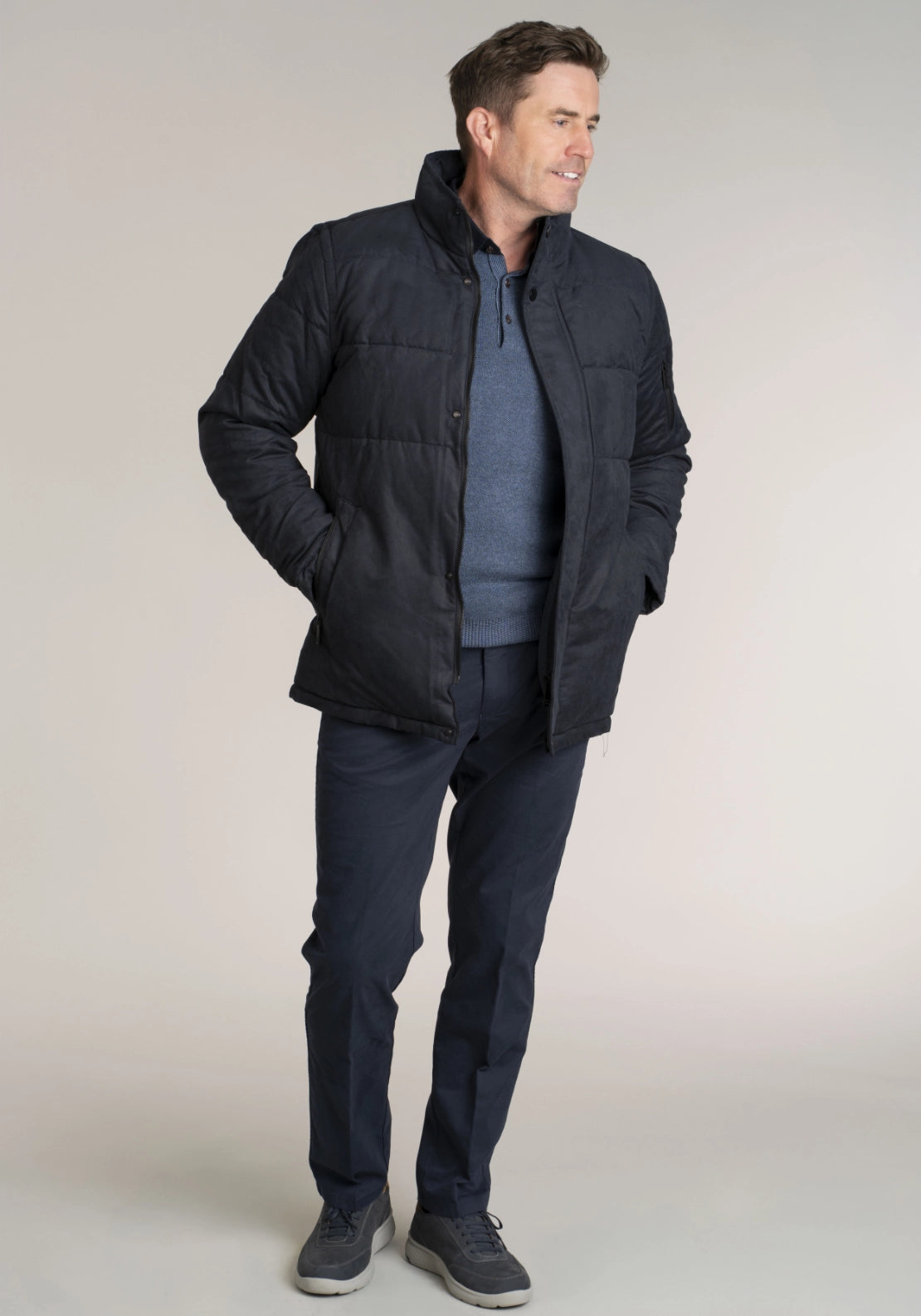 3/4 Jacket - Navy