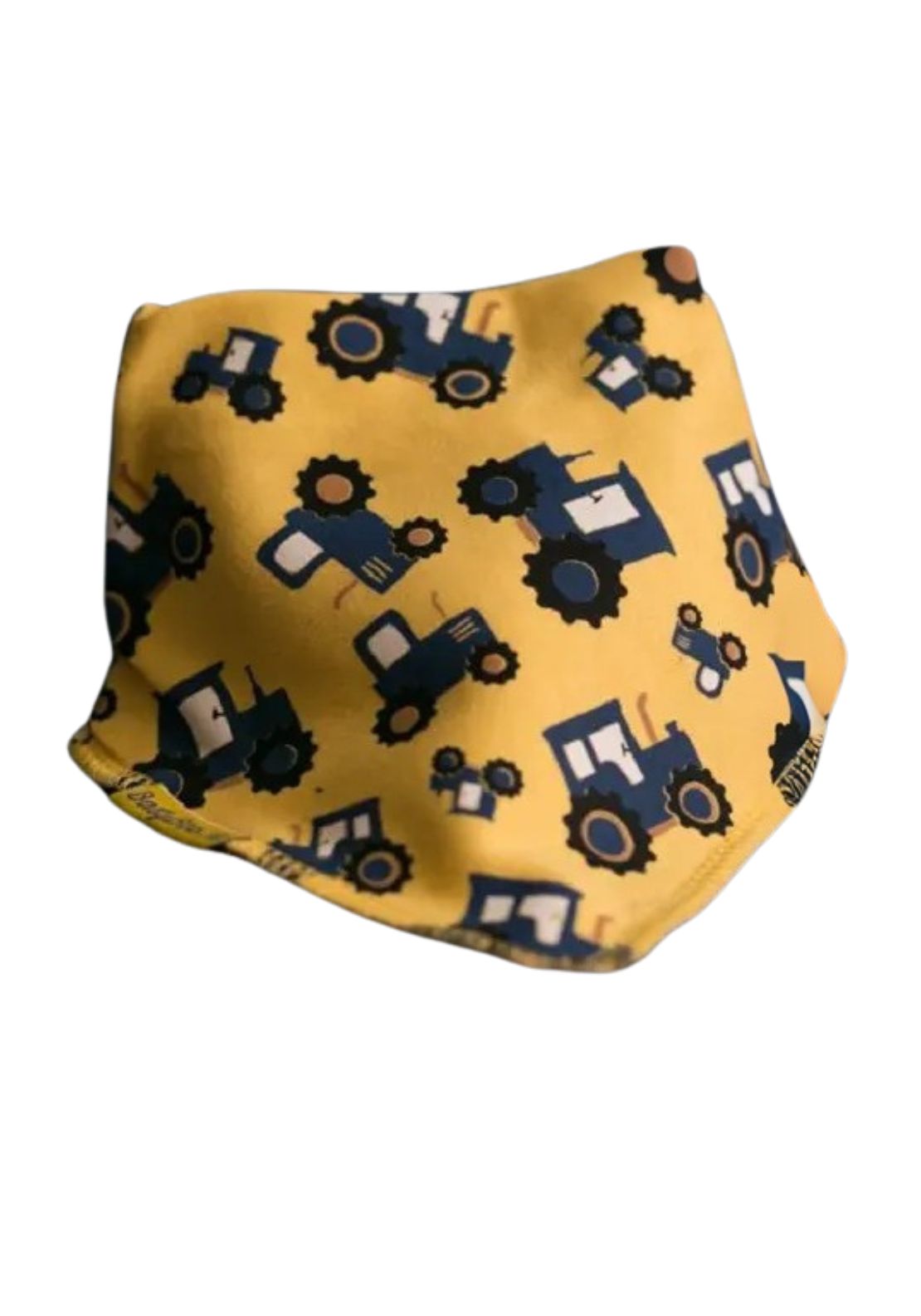 Babyboo Tractors Bib - Yellow 1 Shaws Department Stores