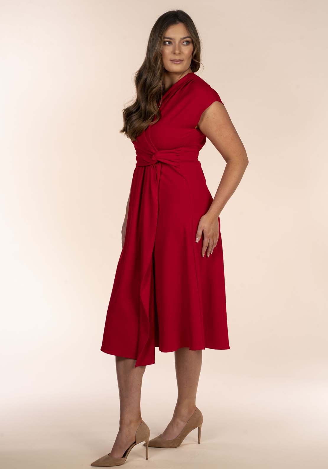 Naoise Knot Waist Wrap Dress 5 Shaws Department Stores