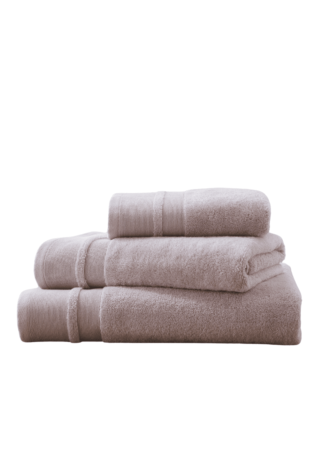 Dorma Zero Twist Cotton Modal Towel - Blush 1 Shaws Department Stores