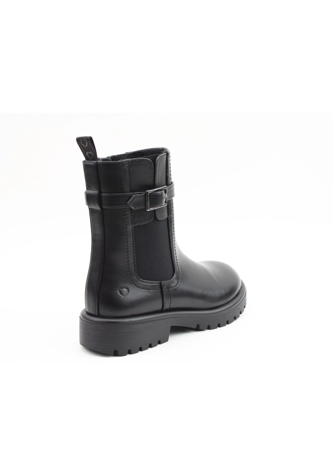 Chunky Buckle Boot - Black