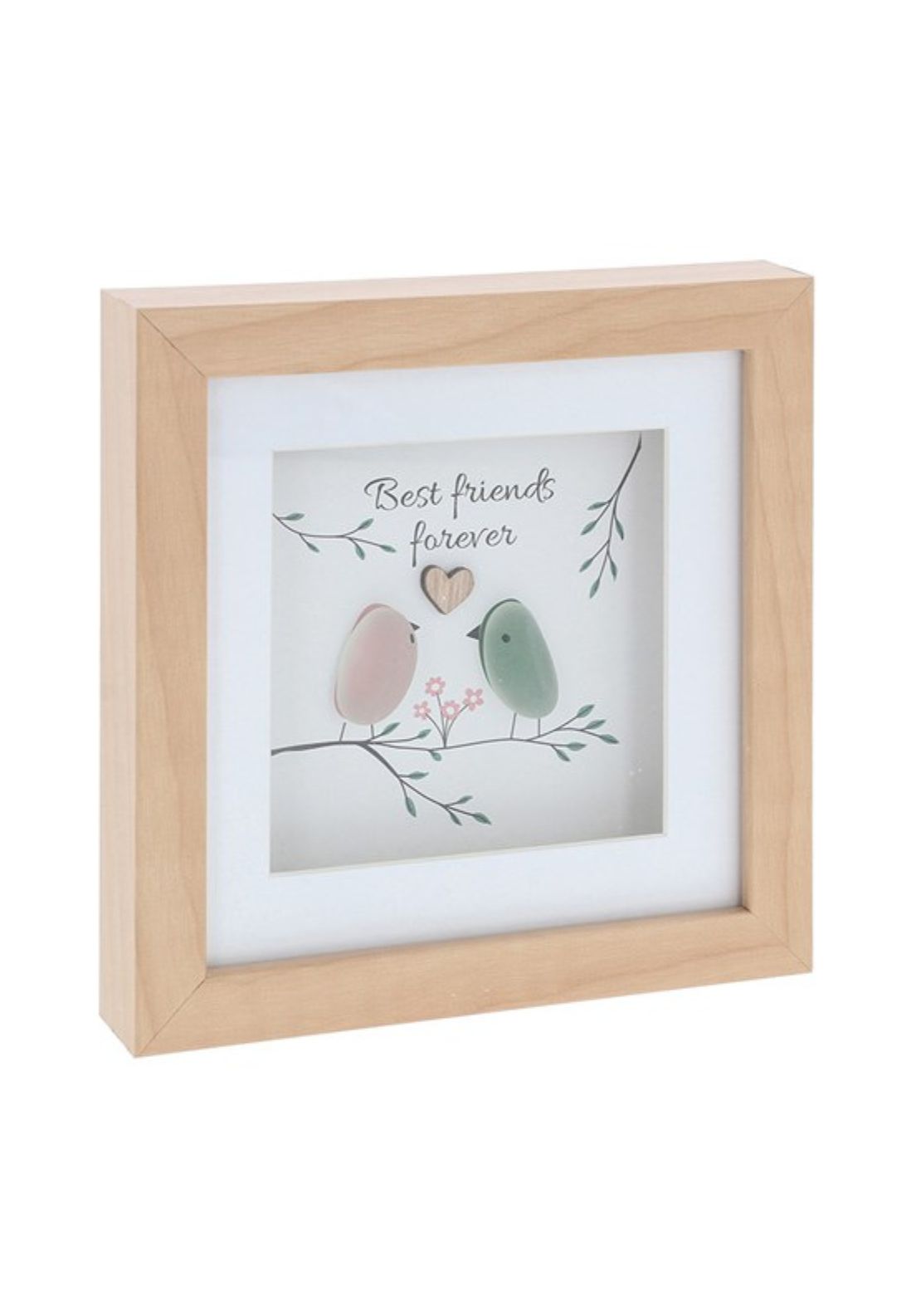 The Home Collection Pebble Glass Square Plaque Best Friend Forever 1 Shaws Department Stores