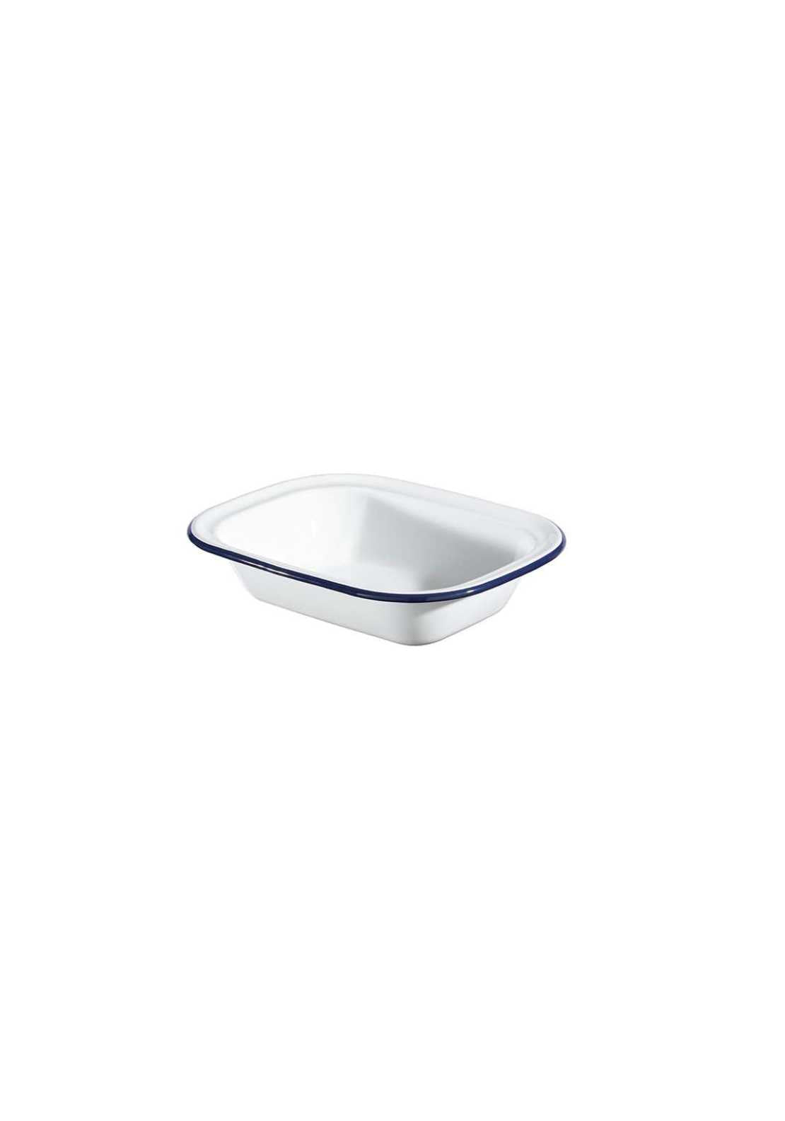 Hairy Bikers Hairy Bikers Enamelled Dish - White 1 Shaws Department Stores