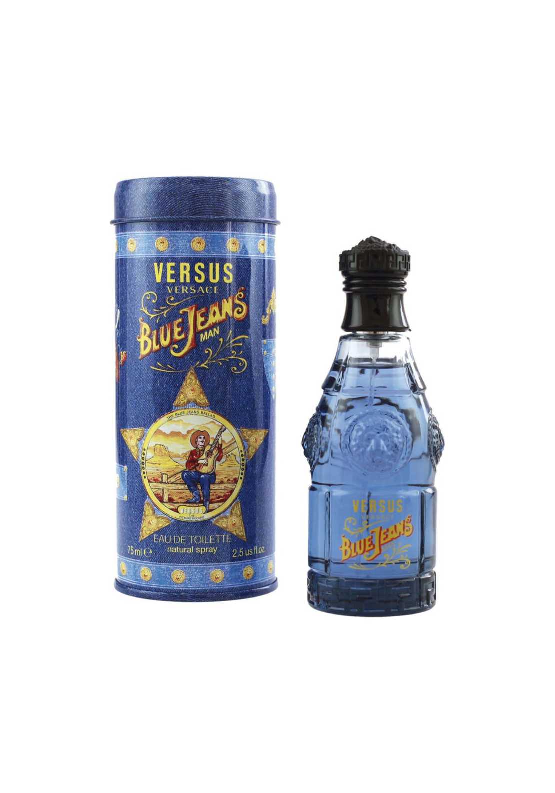 Versace Blue Jeans For Him Eau De Toilette 75ml 1 Shaws Department Stores