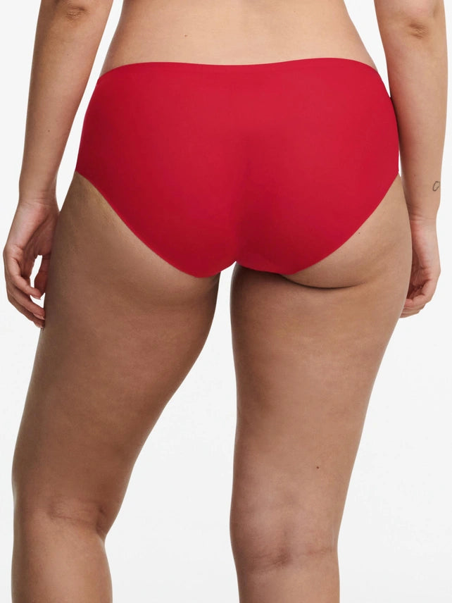 Chantelle Soft Stretch Shorty Brief - Red 2 Shaws Department Stores