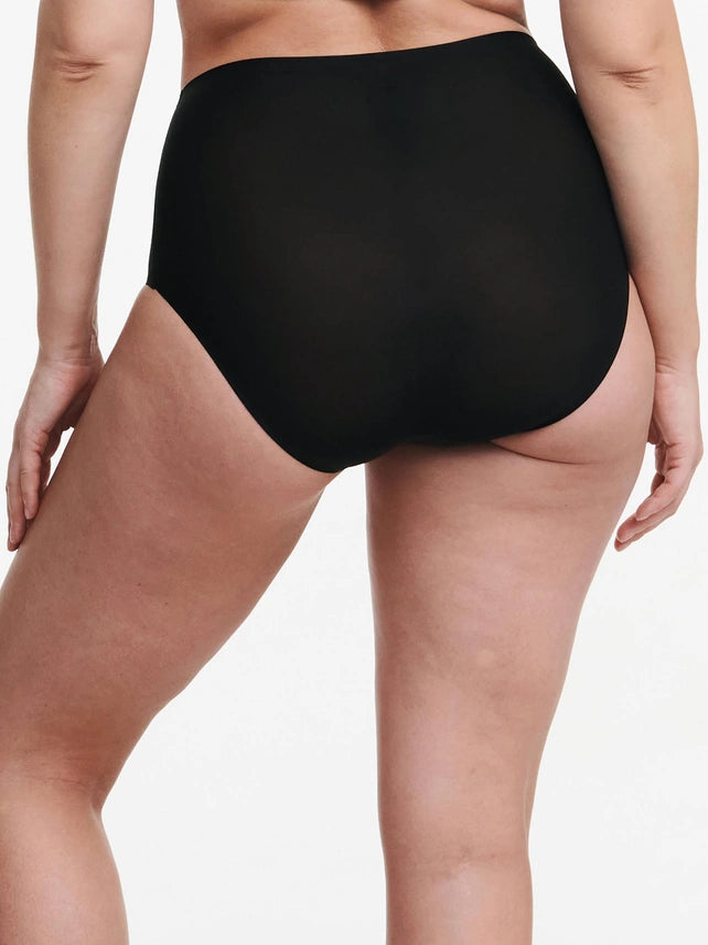 Chantelle Soft Stretch High Waist Brief - Black 2 Shaws Department Stores