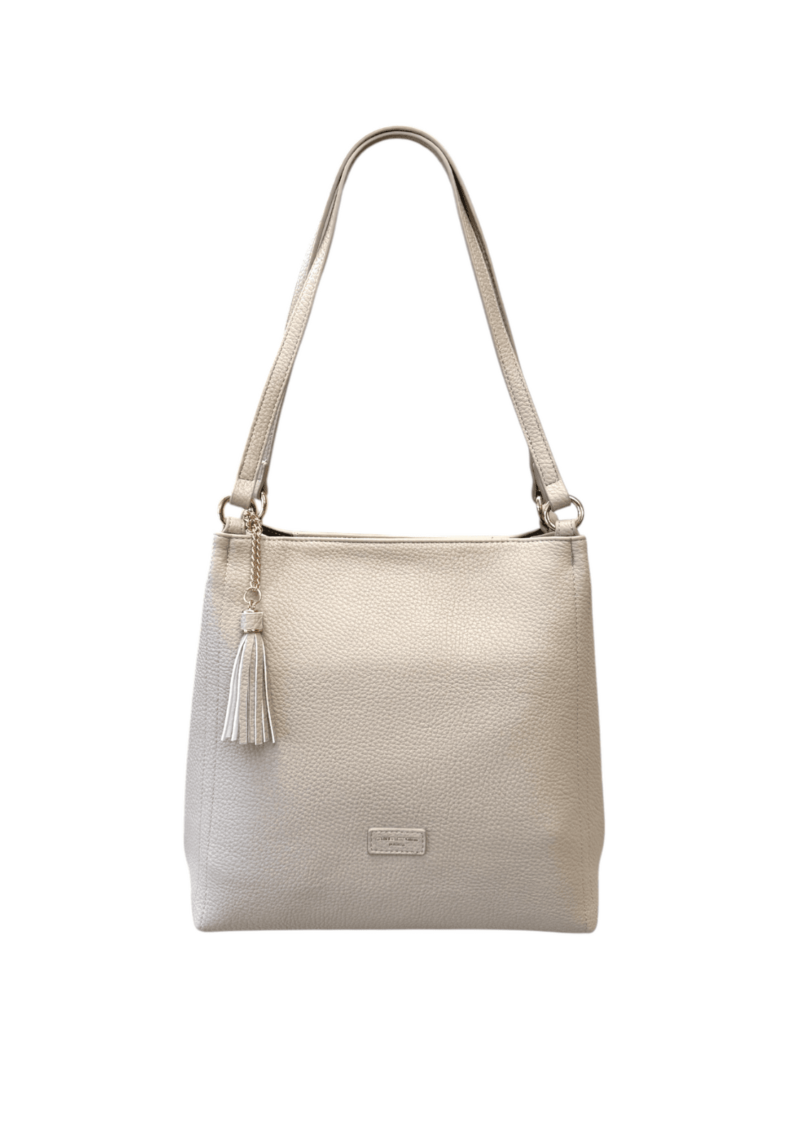 David Jones Boxy Shoulder Bag - Grey 1 Shaws Department Stores