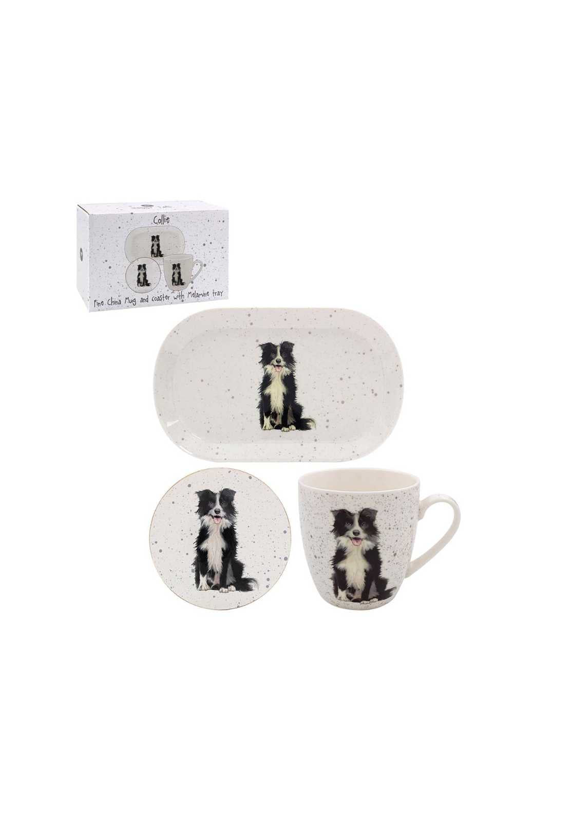 The Home Collection Mug Coaster And Tray - Collie 1 Shaws Department Stores