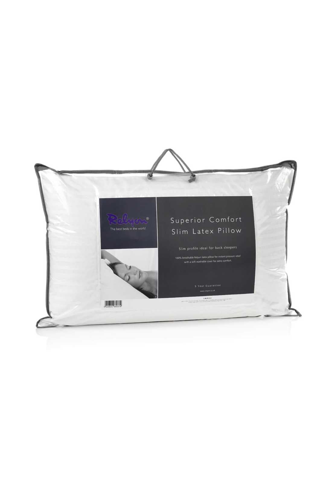 Relyon Natural Superior Comfort Slim Latex Pillow 1 Shaws Department Stores