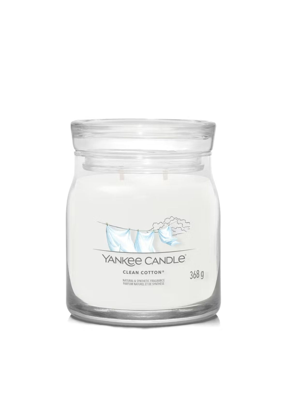 Yankee Candle Signature Medium Jar Candle - Clean Cttn 1 Shaws Department Stores