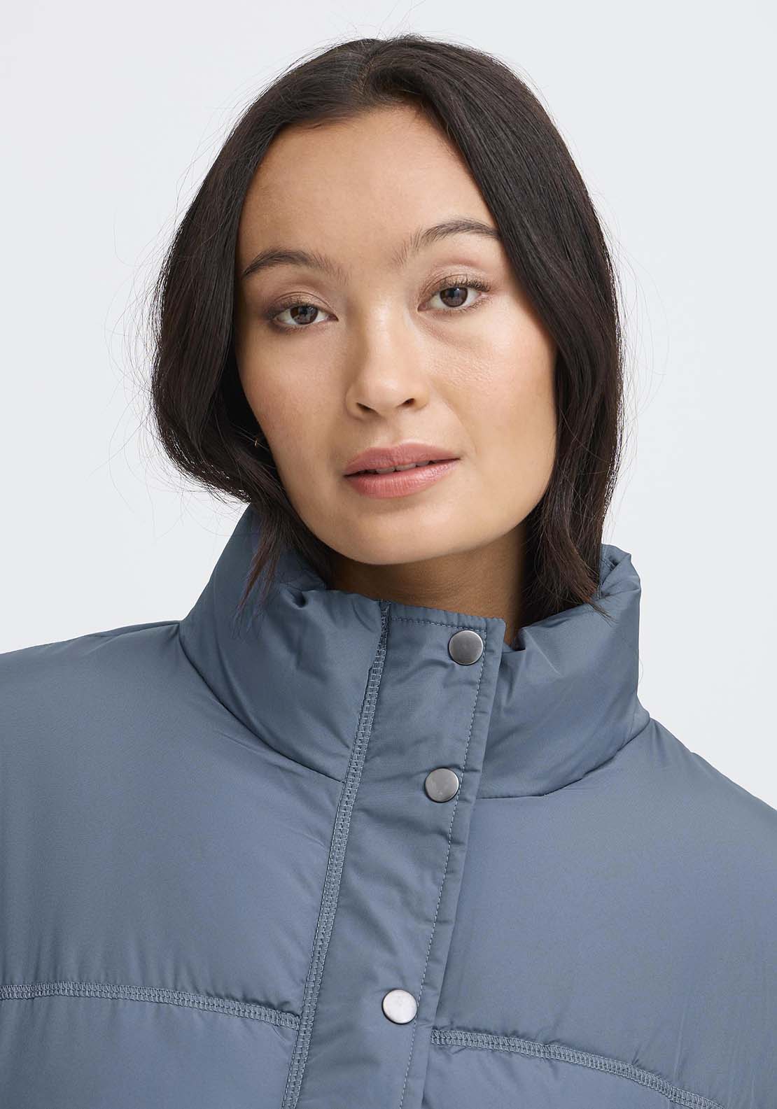 Fransa Jacket - Blue 3 Shaws Department Stores