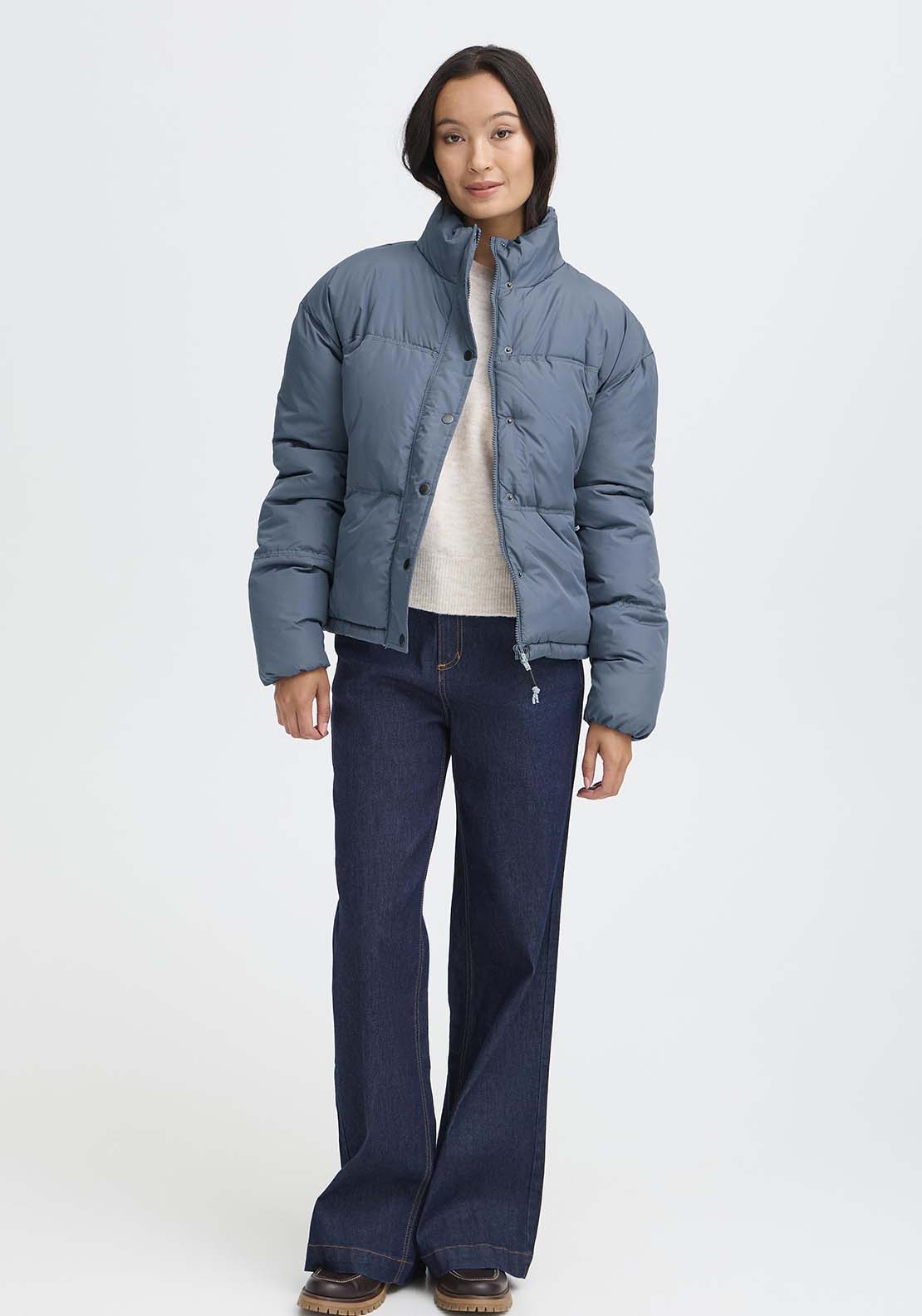 Fransa Jacket - Blue 5 Shaws Department Stores