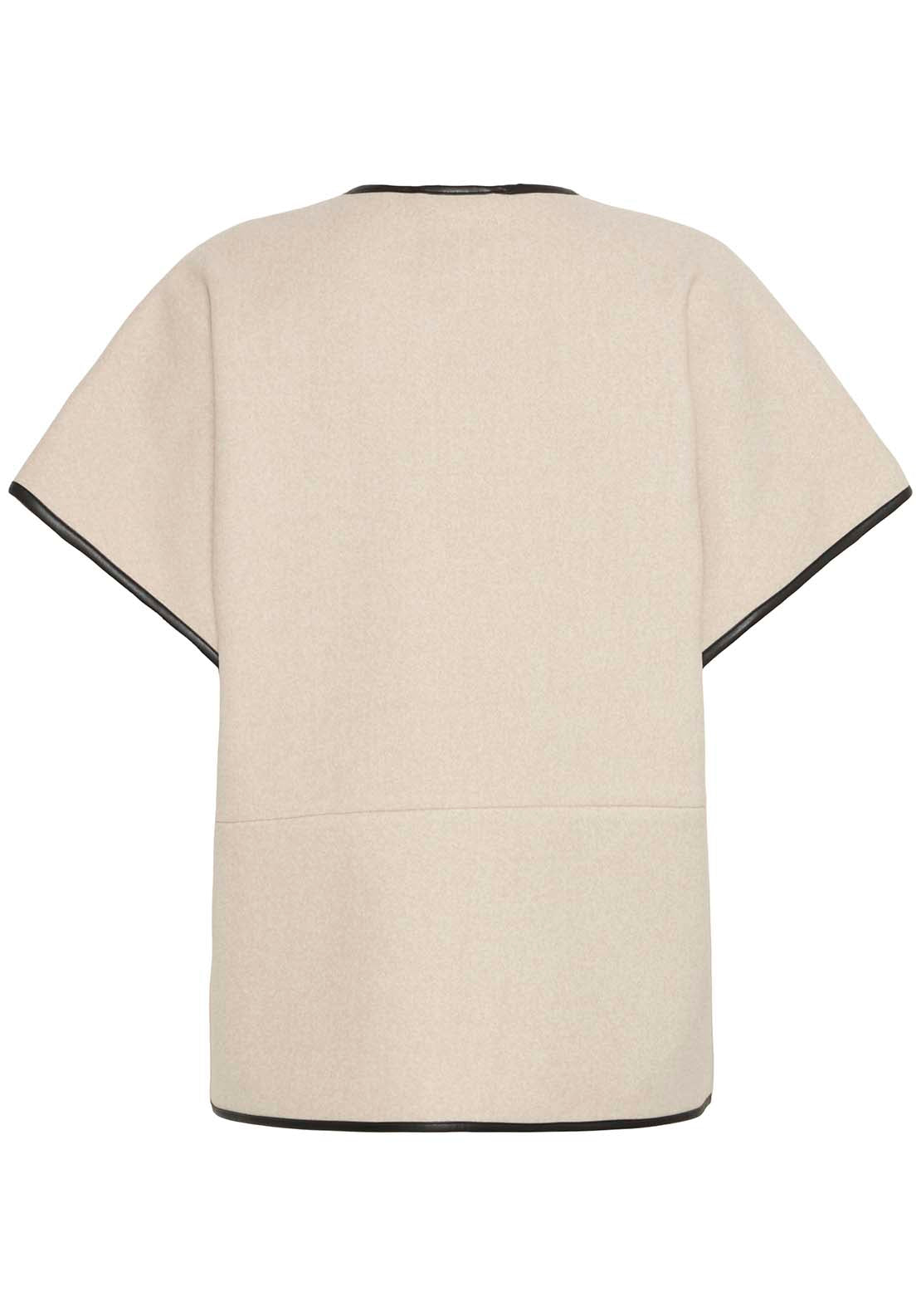 Fransa Button Front Jacket - Green 7 Shaws Department Stores