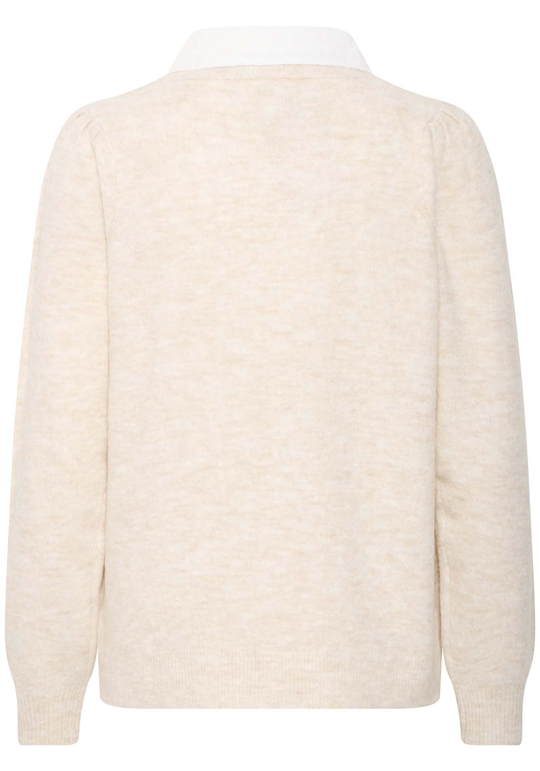 Fransa Knit Pullover - Green 7 Shaws Department Stores